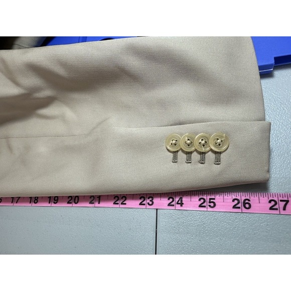 Emernegildo Zigna US 52 L Mens Sports Jacket Blazer 100 Wool Worsted - Picture 11 of 13